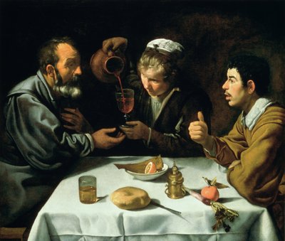 El Almuerzo, 1620 de Diego Velázquez